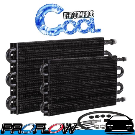 Performance Cool 7.5" x 12-3/4" Transmission Cooler AN -6 (AN6) Tube & Fin GVW 14500