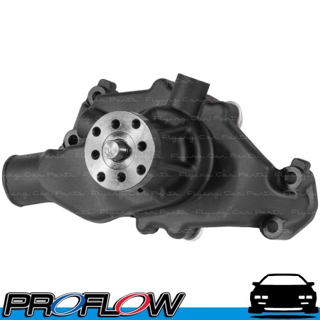 Water Pump Aluminium Action Series Chevrolet Small Block Short 307 327 350 400 Black Finish