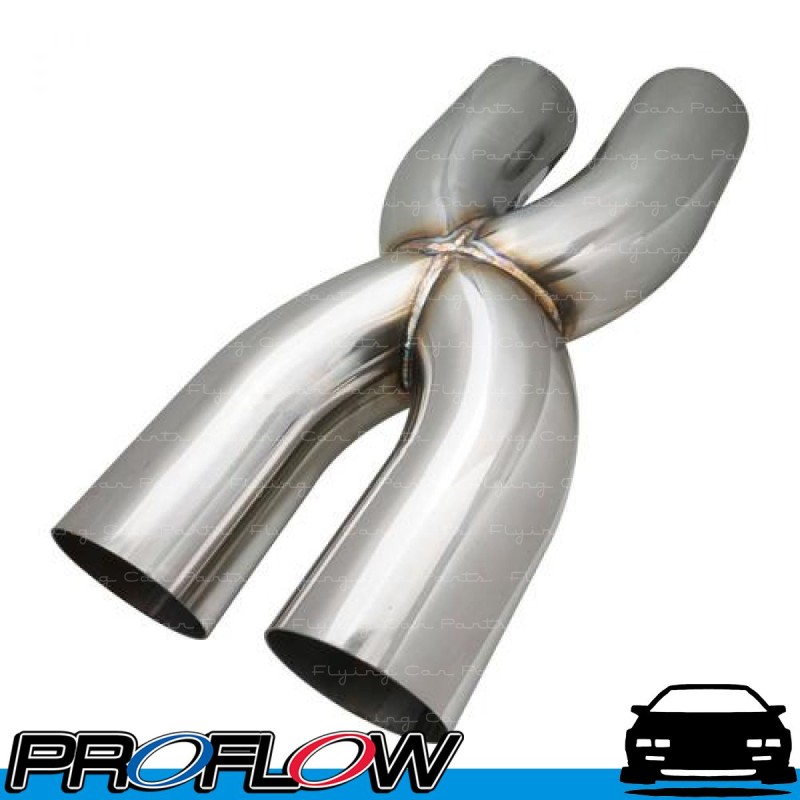 PROFLOW Stainless Steel Exhaust X Pipe 3.5 (89mm) - Flying Car Parts