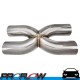 PROFLOW Stainless Steel Exhaust X Pipe 3.5" (89mm)