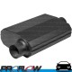 Muffler Flow Chamber 2-1/4" Side In to 2-1/4" Centre Out Mild Steel