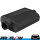 Muffler Flow Chamber 3-1/2" Centre In to 3-1/2" Centre Out Mild Steel