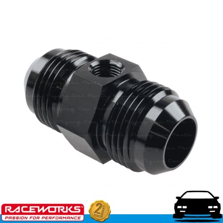 RACEWORKS AN12 12AN Male to Male w/ 1/8" NPT Port Fuel Oil E85 Diesel