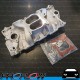 PROFLOW Intake Manifold AirDual Aluminium Square/Spread Bore For Chevrolet Small Block Natural