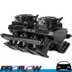 PROFLOW SuperMax T EFI Intake Manifold Tunnel Ram Fabricated Chevrolet Holden Commodore LS7 4150 or 4500 Throttle Body Black