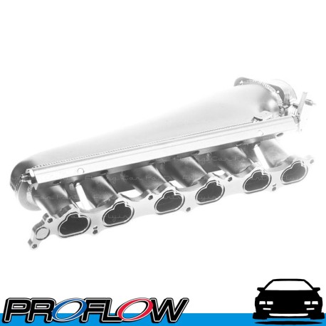 PROFLOW Intake Manifold Toyota 2JZGTE Turbo non VVTI Inlet Plenum 90mm Throttle Body Fuel Rail Kit Polished