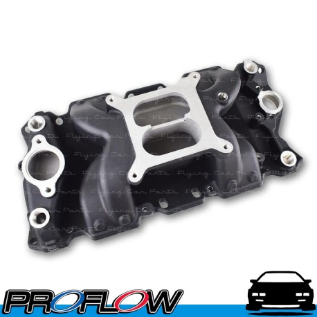 PROFLOW Intake Manifold AirMax Square Bore For Chevrolet Small Block Black