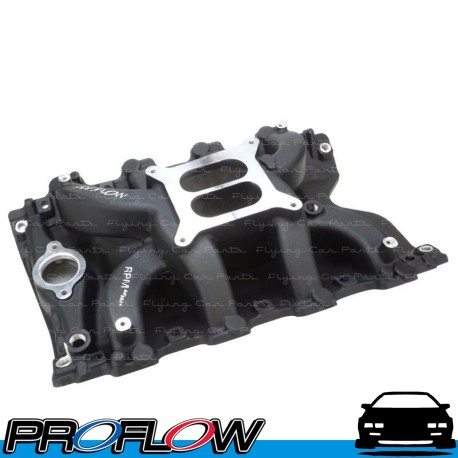 PROFLOW Intake Manifold AirMax Dual Plane 4-barrel Square Bore For Holden Commodore V8 VN Heads 304 308 Black