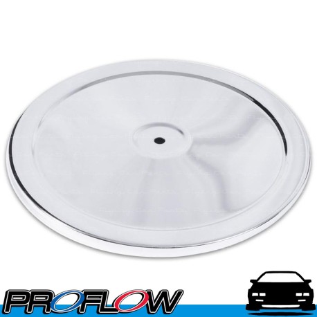 PROFLOW Air Filter Cleaner Top 14" Round Performance Style Chrome