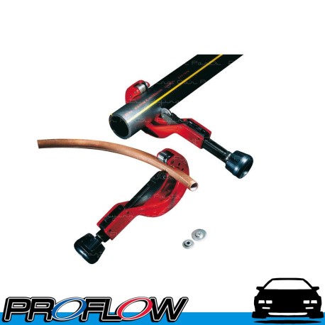 PROFLOW Tubing Cutter Tool Hard Line Fits 6mm to 64mm Diameter Pipe Red