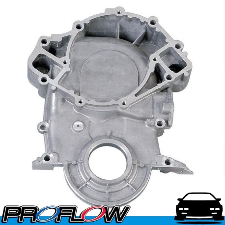 PROFLOW  1 Piece Aluminium Timing Cover For Ford V8 429/460 Natural Finish