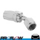 PROFLOW 100 Series 45 Degree Hose End Fitting Polished  AN -10 (AN10)