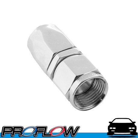 PROFLOW 100 Series Straight Hose End Fitting Polished  AN -10 (AN10)