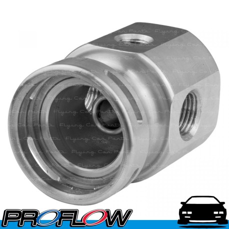 PROFLOW Fuel Regulator Adaptor for Bosch / Ford/ Volkswagen Silver