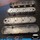 PROFLOW Chev Holden Two-Piece Aluminium Valve Covers LS1 LS2 LS3 LS6 LS7 Natural