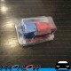 PROFLOW 100 Series Straight Hose End Fitting Blue/Red  AN -12 (AN12)