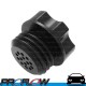 PROFLOW Oil Cap Breather For Ford Falcon Barra 4.0L AN10 10AN Screw-On Billet Aluminium Black