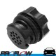 PROFLOW Oil Cap Breather For Holden Commodore LS AN10 10AN Screw-On Billet Aluminium Black