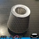 PROFLOW Cone Pod Air Filter Cleaner 76mm (3") Neck 130mm Long Chrome