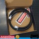 RACEWORKS Black Nylon Braided PTFE E85 Hose AN8 8AN 1 Metre Fuel Oil Diesel