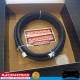 RACEWORKS Black Nylon Cutter E85 Hose AN6 6AN 5 Metres Fuel Oil E85 Diesel