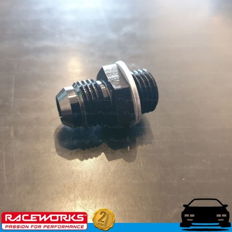 RACEWORKS Metric Male M14x1.5 to Male Flare AN6 6AN