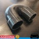 RACEWORKS Silicone Intercooler Air Hose 180deg 2.25" (57mm) Black