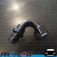 PROFLOW 400 Series 120 Degree Hose End Fitting Black Push On  AN -8 (AN8)