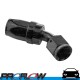 PROFLOW 100 Series 45 Degree Hose End Fitting Black  AN -12 (AN12)