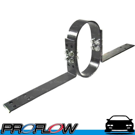 PROFLOW  Driveshaft Safety Loop Bolt-On Steel Plated Universal Black