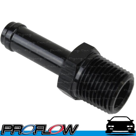 PROFLOW Straight 5/16" Barb to 1/8" NPT Fitting Adaptor Black