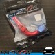 PROFLOW 400 Series 90 Degree Hose End Fitting Blue/Red Push On  AN -10 (AN10)