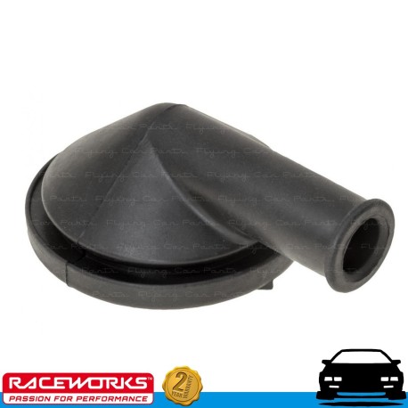 RACEWORKS 90deg Firewall Wiring Rubber Grommet 60mm