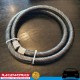 RACEWORKS Black SS Braided Cutter Hose AN6 6AN 1 Metre Fuel Oil E85 Diesel