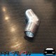 PROFLOW Male Fitting AN -10 (AN10) 45 Degree to 1/2" NPT Silver