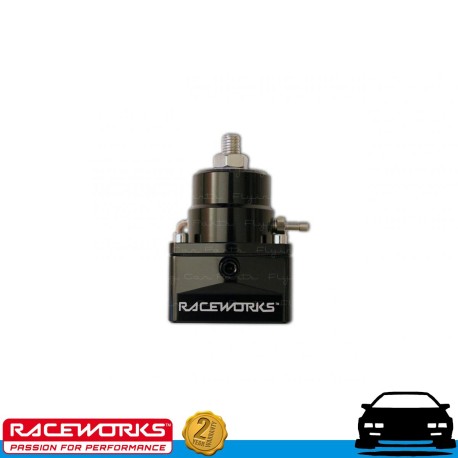 RACEWORKS EFI Adjustable Fuel Pressure Regulator 3 x AN10 10AN ORB PORTS E85