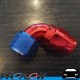 PROFLOW 500 Series 90 Degree Hose End Fitting Blue/Red Cutter  AN -12 (AN12)