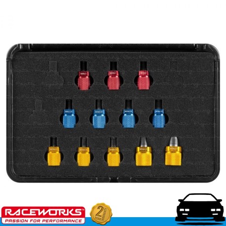 RACEWORKS Metric Thread Identification Kit 12 Piece