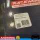 RACEWORKS SS BRAIDED PTFE E85 Hose AN4 4AN 1 Metre Fuel Oil E85 Diesel