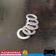 RACEWORKS Aluminium Washers AN4 4AN ID 11mm OD 17mm T1.5mm 5 Pack Fuel Oil E85