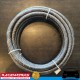 RACEWORKS Black SS Braided Cutter Hose AN8 8AN 5 Metres Fuel Oil E85 Diesel