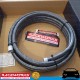 RACEWORKS Black SS Braided PTFE E85 Hose AN8 8AN 5 Metres Fuel Oil E85 Diesel