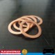 RACEWORKS 5 x Copper Washers ID 18mm OD 24mm 1.5mm Thick