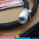 RACEWORKS Black Nylon Braided PTFE E85 Hose AN6 6AN 1 Metre Fuel Oil Diesel