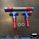 PROFLOW Demon BG Carburettor Dual Feed Fuel Line Kit AN -8 (8AN) Blue/Red