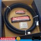 RACEWORKS Black Nylon Braided PTFE E85 Hose AN6 6AN 5 Metres Fuel Oil Diesel