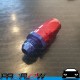 PROFLOW Male Flare AN -8 (AN8) To AN -8 (AN8) Hose End Straight Red/Blue