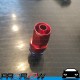 PROFLOW Male Flare AN -8 (AN8) To AN -8 (AN8) Hose End Straight Red/Blue