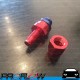 PROFLOW Male Fitting Straight 3/8" NPT To AN -8 (AN8) Hose Red/Blue