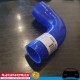 RACEWORKS Silicone Intercooler Hose 90deg Reducer 1.5" to 1.75" (38-45mm) Blue